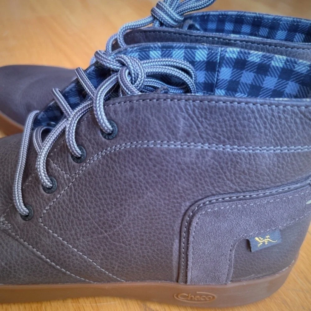 Chaco Chukka Boots Men’s 10 Brown Leather Comfort Lace Up